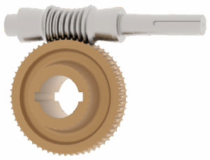 Standard Double Enveloping Worm Gearset