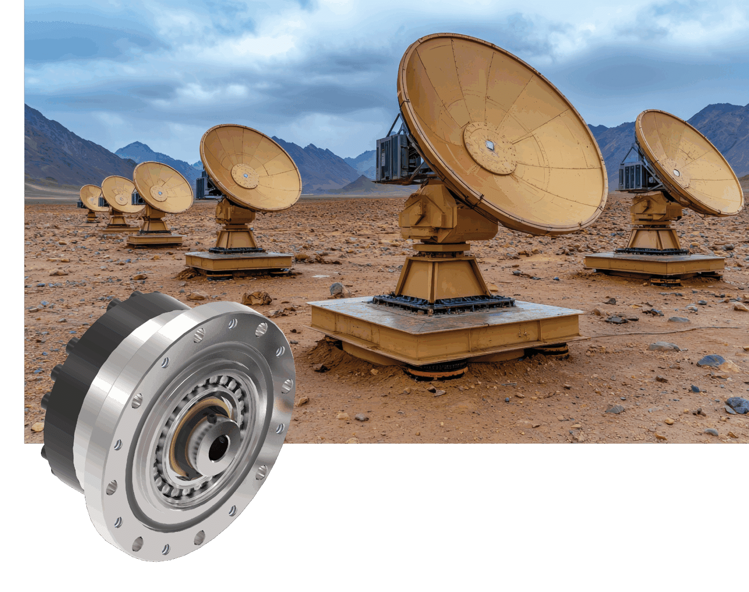 Satcom Module Industries - SatCom - Cone Drive